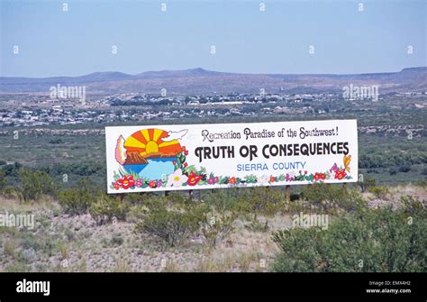 City of truth or consequences - 